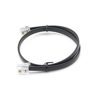 Câbles de raccordement téléphonique RJ12 6P6C pour intérieur Câble modulaire droit