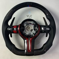 Volant en fibre de carbone personnalisé YLB pour BMW E30 E46 E28 E34 E39 E60 E61 E70 E71 E72 E81 E82 E84 E87 E88 E90 E91 E92 E93