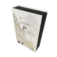 Boîte de calendrier de l'avent en chocolat personnalisable, biodégradable, mini boîte, emballage cadeau avec 12