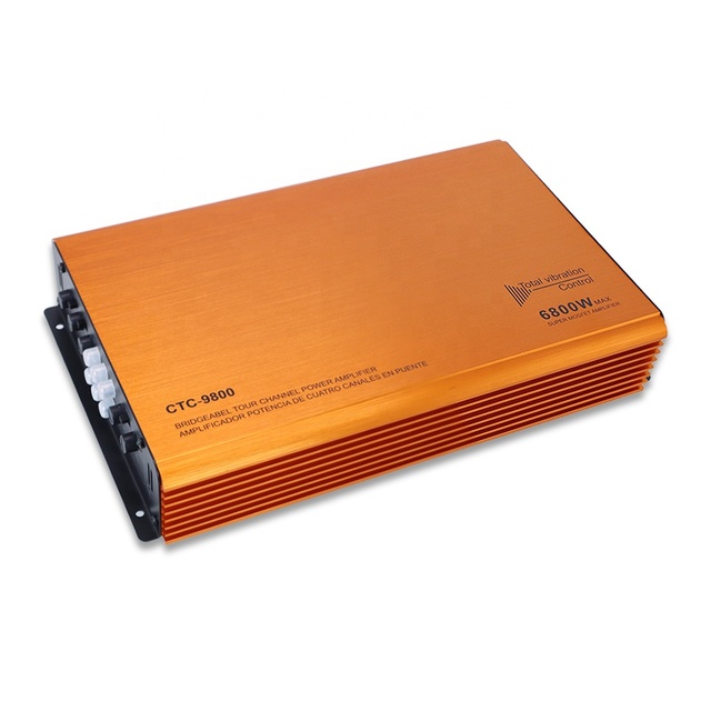 4 Channel Sound Digital High Power Car Amplifier Professional Class AB Car Audio Amplifier 9800
