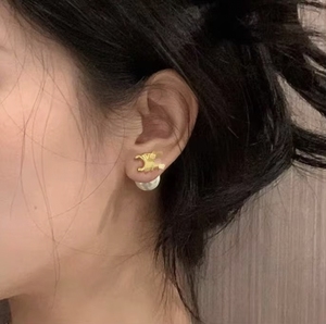 Pendientes Coreanos de Gran Venta para 2026 con Perlas de Triunfo, Pendientes de Botón de Lujo en Aleación de Cobre, Ecológicos, Venta al por Mayor B2B - Product Image 6