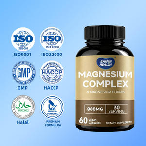 Cápsulas de Magnesio Complejo 5-Form para Adultos, 60 Unidades, Apoyo Inmunológico y Energía - Product Image 3