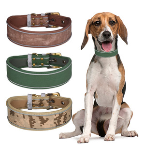Correa de perro antiexplosión moderna de lujo, <span class=keywords><strong>Collar</strong></span> de mascota con diamantes de imitación brillantes, cuero de tracción, accesorio de nailon personalizado, collares para perros - Product Image 1