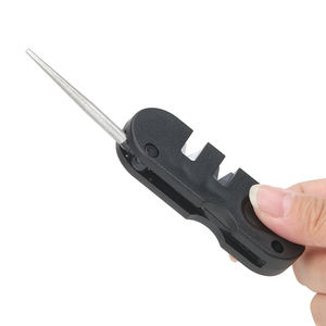 Afilador de Cuchillos Multiusos Personalizado, Plegable, de Doble Cara, con Piedra de Afilar de Carburo de Tungsteno, Color Negro - Product Image 4