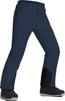 Pantalon de ski pour homme Pioneer Camp, imperméable, isolé, doublé en polaire, softshell, pour snowboard, randonnée en plein air, avec fermeture éclair à la base des jambes