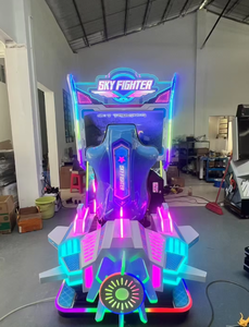 Máquina de Juegos de Arcade para Zonas de Diversión, Operada con Monedas, Simulador Dinámico de Vuelo de Avión y Conducción - Product Image 3