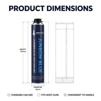 Mousse de polyuréthane monocomposant pour isolation thermique, installation de fenêtres et de portes, vente en gros, export JUNBOM