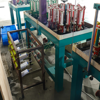 Machine à tresser les cordes élastiques plates en latex à 90 broches haute vitesse Yunbian avec roulement, 900W, haute productivité, 2000 ensembles