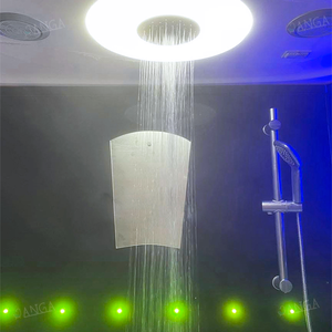 Cabina de Sauna de Vapor Independiente con Bañera de Hidromasaje, Ducha de Spa y Plato de Ducha Portátil - Product Image 5