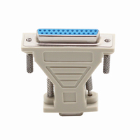 Adaptador Serial KAICAP DB9 Hembra a DB25 Macho, Niquelado, RS232 DC, Modelo AT925FF, Nuevo
