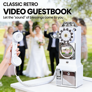 Télé<span class=keywords><strong>phone</strong></span> Livre d'Or Vidéo 1080P Prix Usine, Télé<span class=keywords><strong>phone</strong></span> de Message Vidéo pour Invités de Mariage, Télé<span class=keywords><strong>phone</strong></span> de Bénédiction pour Mariage, Télé<span class=keywords><strong>phone</strong></span> de Fête de Mariage - Product Image 1
