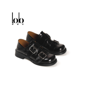 Mocassins plats élégants pour femmes en cuir PU de haute qualité, avec broderie logo imprimé léopard sur la pointe, imperméables et légers – Collection Automne 2026 - Product Image 3