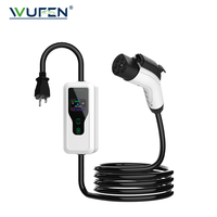 Nuevo Cargador para Vehículos Eléctricos Wufen de 7KW, Enchufe NEMA 6-50P, Conector SAE J1772, Nivel 2, Clasificación IP67, 220-250V, Estación de Carga para Vehículos Eléctricos