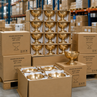 Vase centre de table moderne en acier inoxydable, artisanat métallique, pour la décoration de la maison, des hôtels, des mariages, souvenir, cadeau