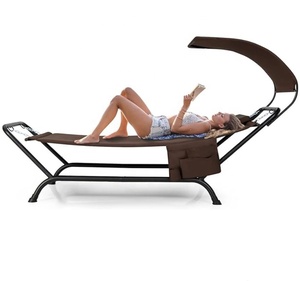 Hamaca con dosel de jardín para exteriores con personalización de colores con sombrilla - Product Image 4