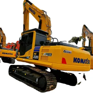 High Quality Komatsu PC220 Used Excavator 22TON Large Hydraulic Crawler Bucket Excavators Pc 200 210 240 For Hot Sale