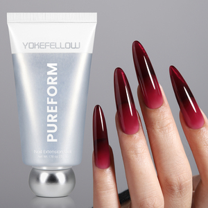 YOKEFELLOW PF06 PUREFORM Gel de Extensión de Uñas, 7 Colores, Gel Constructor Profesional para Uñas - Product Image 2