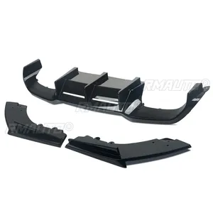 Diffuseur arrière sport MagicKit noir peint style PSM 3 pièces pour BMW F87 M2 2014-2020 - Product Image 3