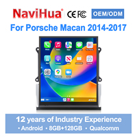 Reproductor Multimedia Android para Auto Navihua, Pantalla Vertical de 11.3 Pulgadas, Carplay, GPS, Radio, para Porsche Macan 2014-2017