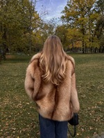 Nouvelle veste en fausse fourrure européenne et américaine pour l'automne et l'hiver, manteau mi-long en fourrure de renard, manteau en fourrure pelucheuse