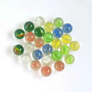 Hot sale 14mm 16mm 25mm colorful glass ball marbles for children Game