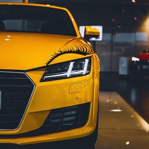 Auto pare-chocs fenêtre phare <span class=keywords><strong>cils</strong></span> autocollants autocollants réfléchissants Vinyle Wrap autocollant pour <span class=keywords><strong>voiture</strong></span> véhicule porte coffre queue - Product Image 6