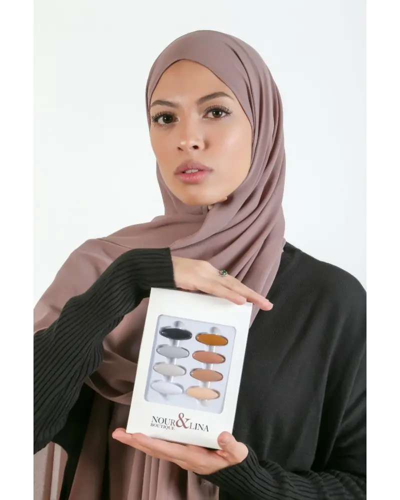 Foulards de sécurité en plastique, pour musulman, personnalisés, accessoires, épingles, nouvelle collection 2020