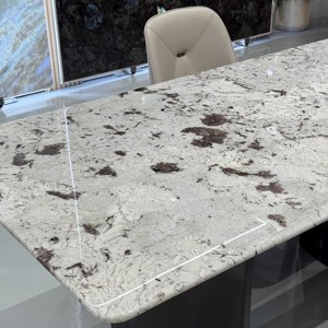 Bàn ăn đá hiện đại cao cấp cho nhà ở, văn phòng, khách sạn, phòng khách, biệt thự, khu vực ăn uống, kích thước tùy chỉnh, nội thất phòng ăn - Product Image 4