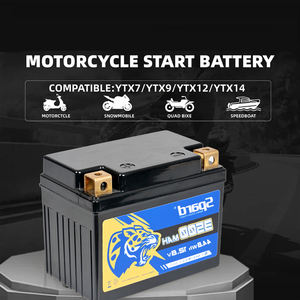<span class=keywords><strong>Batterie</strong></span> de démarrage de moto au lithium haute performance 12V pour vélos de course - Product Image 2