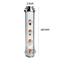 Plaque à bulles de distillation en cuivre Teve (1,5 po/2 po/3 po/4 po) et plaque à bulles en verre cristallin pour colonnes de reflux – Prise en charge OEM et ODM