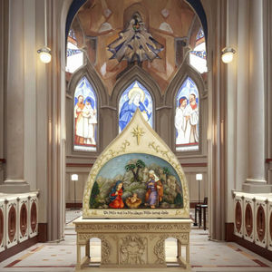 Estatua de la Sagrada Familia de Resina de 25 cm (10 Pulgadas), Decoración Religiosa para <span class=keywords><strong>el</strong></span> Hogar, Pintura Cristiana Navideña, <span class=keywords><strong>Amor</strong></span> Eterno - Product Image 5