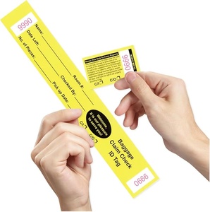 Etichette per Bagagli Personalizzate, Resistenti e Impermeabili, <span class=keywords><strong>con</strong></span> <span class=keywords><strong>Numero</strong></span> di Serie, per Hotel, Supermercati e Negozi - Product Image 1