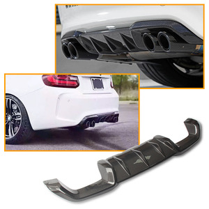 Labbro paraurti posteriore F87 M2 <span class=keywords><strong>M</strong></span> performance in fibra di carbonio per BMW F87 M2 2014-2018 M2C 2019 diffusore posteriore - Product Image 1