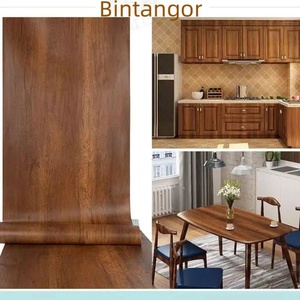 PVC vinile realistico legno grano di riparazione nastro adesivo per pavimenti mobili ristrutturazione linea battiscopa decorazione pellicola protettiva - Product Image 2