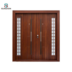 <span class=keywords><strong>Porte</strong></span> de sécurité SUNZION pour <span class=keywords><strong>entrée</strong></span> de maison, <span class=keywords><strong>porte</strong></span> double en acier métallique, anti-effraction, <span class=keywords><strong>porte</strong></span> extérieure pour villa, jardin, design moderne, garantie 2 ans - Product Image 1