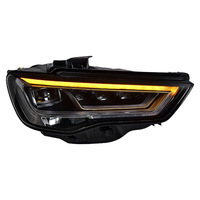 Pour Audi A3 8V 2013-2016 : Ensemble de phares LED avec lentille de projecteur DRL et clignotants séquentiels dynamiques – Amélioration modifiée Plug and Play