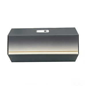Boîte à vin rigide personnalisée pour bouteille unique, emballage cadeau portable en carton avec revêtement UV, gaufrage et fermeture magnétique innovante - Product Image 3