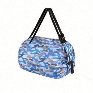 Portable Large Oxford Cloth <b>Folding</b> Shopping Bag Colorful Camouflage Reusable Foldable Grocery Tote Bag - Product Image 1