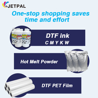 Jetpal Impresora DTF Dual XP600 de 12 Pulgadas, Máquina de Tintado de Película PET para Camisetas, 30cm, 1 Año de Garantía