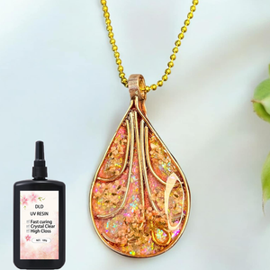 DLD Hot-selling UV resina per ciondoli per la produzione di gioielli in Mica che brillano e rendono Super trasparente la colla UV a cura rapida a basso odore - Product Image 1