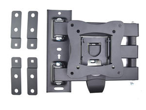 Support de montage universel pivotant pour téléviseurs noirs de 32 à 43 pouces <span class=keywords><strong>avec</strong></span> capacité de charge de 23 kg, acier laminé à froid, VESA 200x200 - Product Image 4