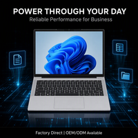 OEM/ODM Laptop Bisnis 14.1 Inci dengan Prosesor Intel Ultra 5 225H (opsional Ultra 7 255H) 24GB LPDDR5 (32GB LPDDR5)