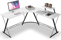 Bureau d'ordinateur en L moderne pour la maison et le bureau, structure en acier, extensible, taille personnalisable, panneau autoportant, prix de gros abordable
