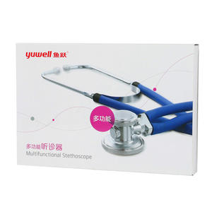 Stéthoscope multifonctionnel Zhengyuyue bleu, tout en cuivre, double tube, qualité médicale, pour usage domestique et clinique - Product Image 3