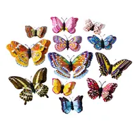 Butterfly Butterfly Wall Decor Luminous Double Layer Set Magnetic Butterfly Interior Decoration 3d Wall Paste High Simulation Butterfly Decoration