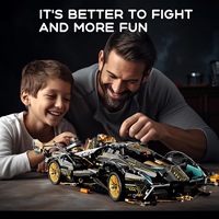 Produit de marque indépendante, kit de modèle de supercar en blocs de construction 1:14 973 pièces, jouet d'assemblage de voiture de course pour enfants, ensemble DIY MOC, cadeau pour enfants