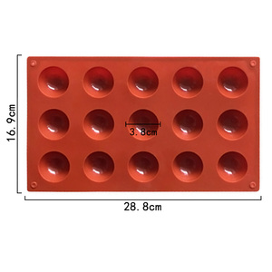 153 <span class=keywords><strong>Silicone</strong></span> sô cô la khuôn với 15 lỗ bóng hình dạng kích thước nhỏ <span class=keywords><strong>Silicone</strong></span> Pop khuôn tự làm nhà tay làm kẹo Nhựa <span class=keywords><strong>Silicone</strong></span> - Product Image 2