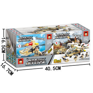 Jouets de <span class=keywords><strong>guerre</strong></span> 8 en 1 série armée blocs de camion et d'avion, briques militaires de la <span class=keywords><strong>guerre</strong></span> mondiale, blocs de construction militaires - Product Image 2