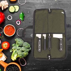 Échantillon gratuit : Sac à dos de chef avec étui à couteaux, ensemble de couteaux de chef professionnels, sac de rangement pour couteaux avec 12 + 23 emplacements - Product Image 4