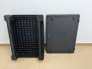 <span class=keywords><strong>Pallet</strong></span> Nhựa công nghiệp cấp trả lại có thể tái chế tái sử dụng HDPE mật độ cao vật liệu Polyethylene khay nhựa - Product Image 6